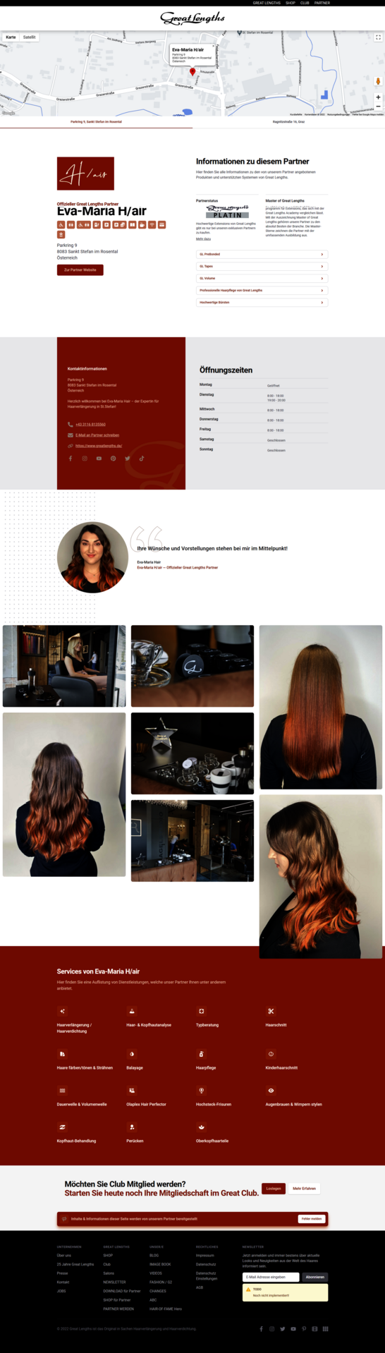 fiktiver Salon Eva-Hair (© Great Lengths)