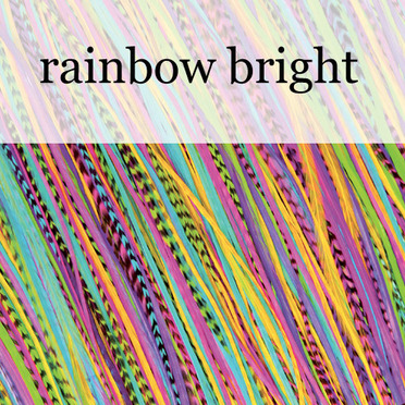 rainbow bright:  (© © fine FEATHERHEADS)