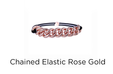 Chained Elastic Rose Gold:  (© © TASSEL)