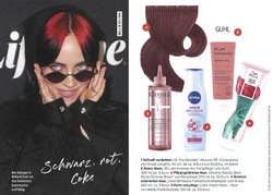Gala, 11.01.2024, Haare - Schwarz, rot, Coke:  (© Gala Magazin)