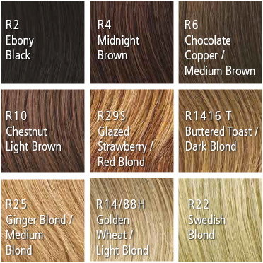 HAIR-PIECES von HAIRDO in 9 natürlichen Farben (© Great Lengths)