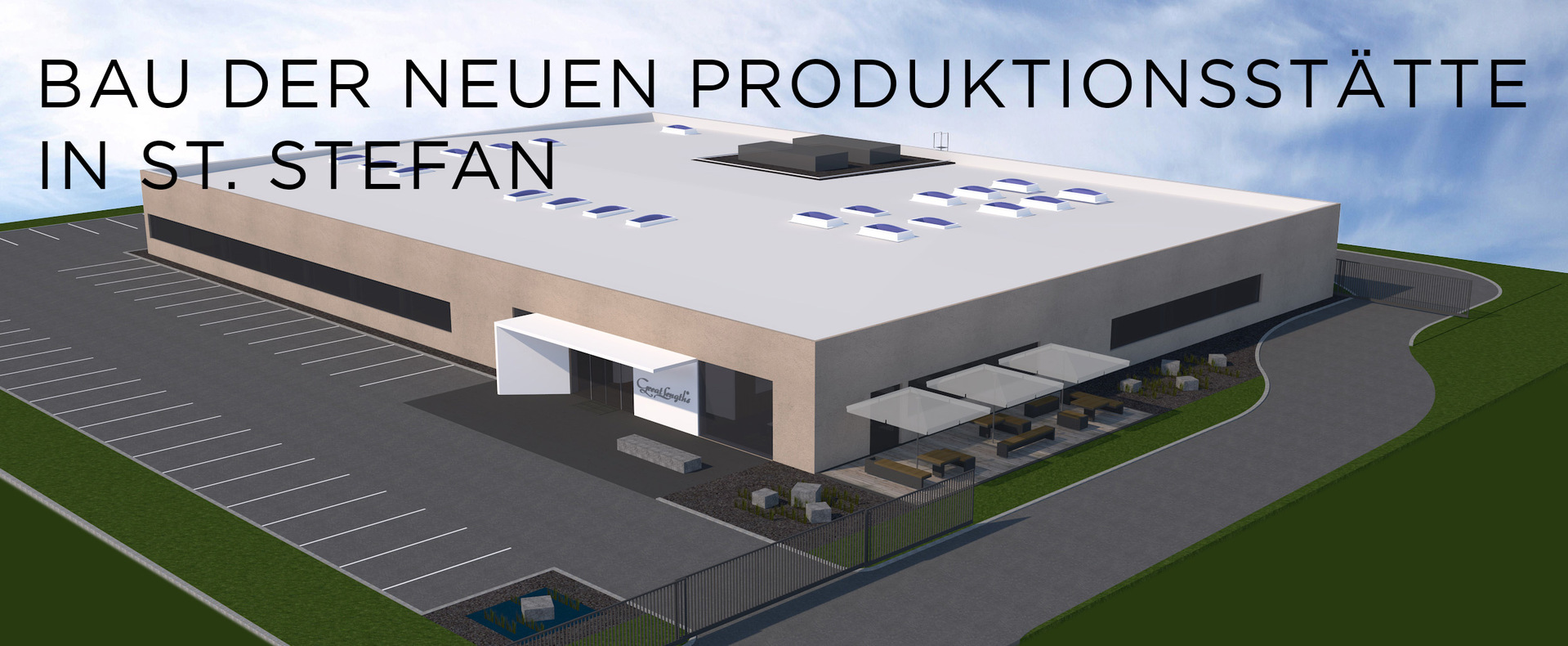 Bau der neuen Produktionsstätte in St. Stefan (© Great Lengths)