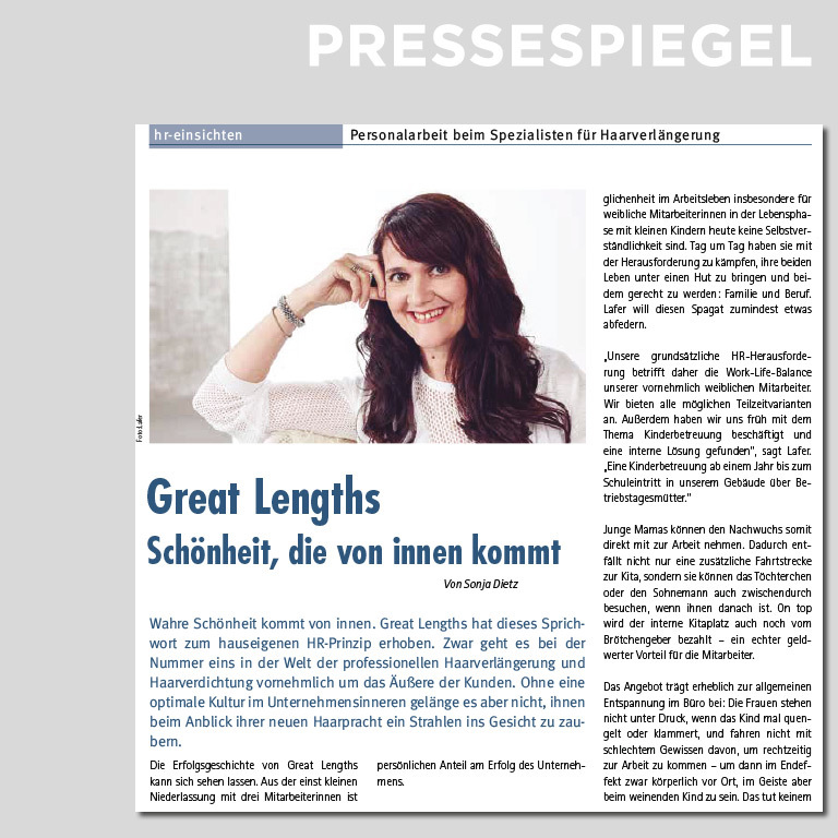 Great Lengths, Schönheit die von innen kommt (© personal manager 6.2016, www.personal-manager.at)