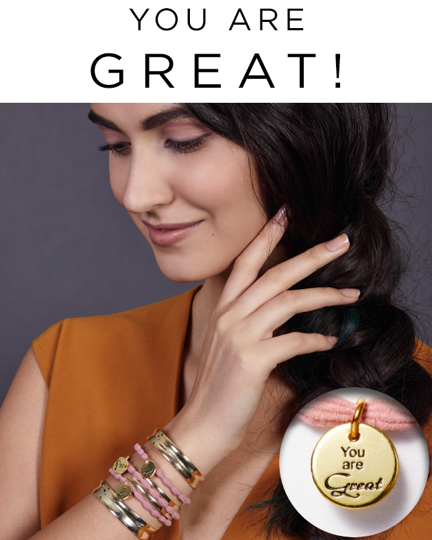 You are Great! Schmuck mit Botschaft (© Great Lengths)