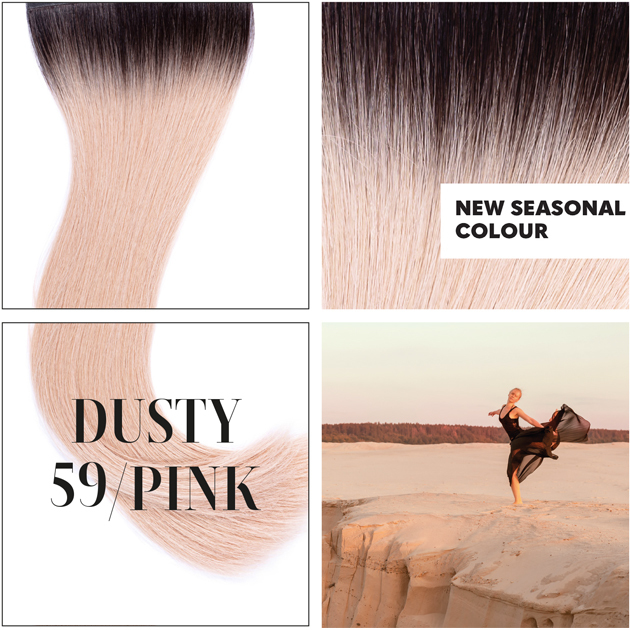 Mit Rooted 59/pink charmant erfreuen! (© Great Lengths)