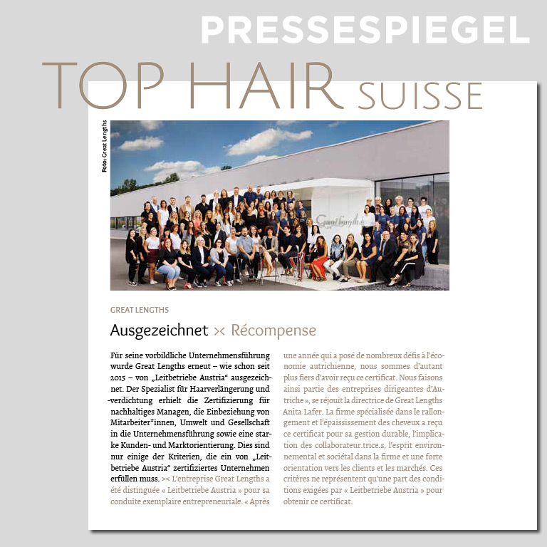 TOP HAIR SUISSE, 05/2021