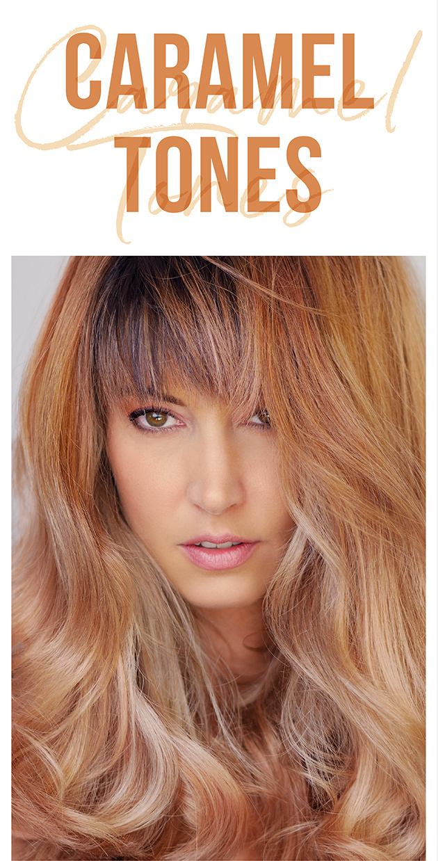 Fashiontrend: Caramel Tones (© Great Lengths)