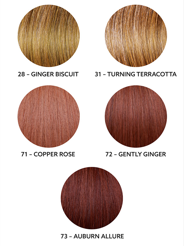 Strähnenfarben - Caramel Tones (© Great Lengths)