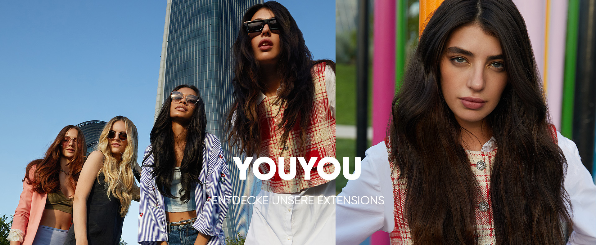 YOUYOU ENTDECKE UNSERE EXTENSIONS (© YOUYOU Hair)