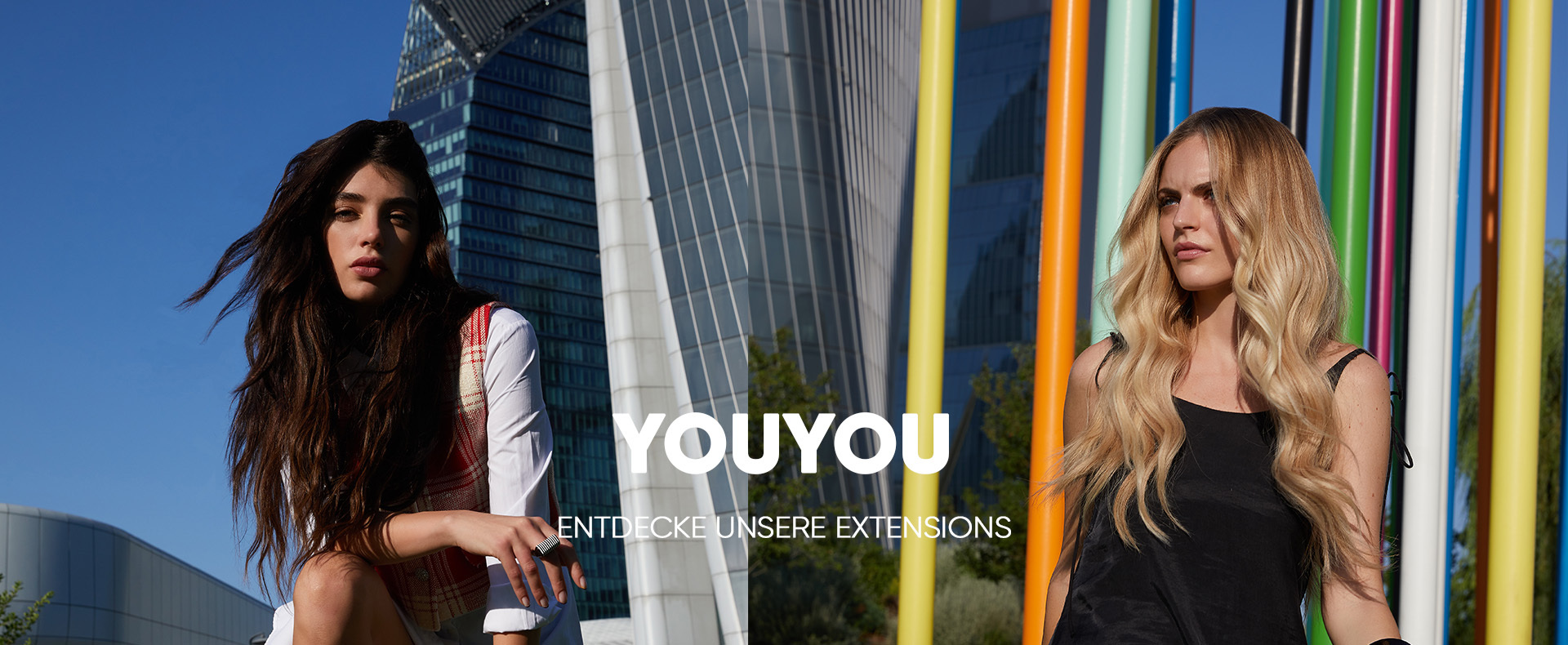 YOUYOU ENTDECKE UNSERE EXTENSIONS (© YOUYOU Hair)