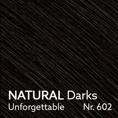 NATURAL Darks - Unforgettable Nr. 602 - 3 Längen (30cm, 40cm, 50cm) (© YOUYOU Hair)