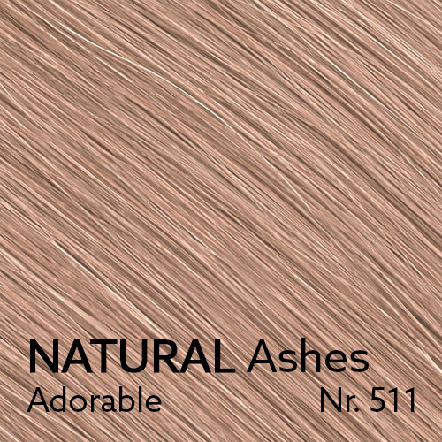 NATURAL Ashes - Adorable - Nr. 511 - 3 Längen (30 cm, 40 cm, 50 cm) (© YOUYOU Hair)