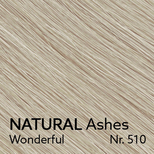 NATURAL Ashes - Wonderful - Nr. 510 - 3 Längen (30 cm, 40 cm, 50 cm) (© YOUYOU Hair)