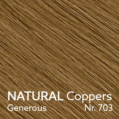 NATURAL Coppers - Generous- Nr. 703 - 3 Längen (30 cm, 40 cm, 50 cm) (© YOUYOU Hair)