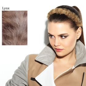 FAUX FUR HEADBAND Lynx:  (© Great Lengths)