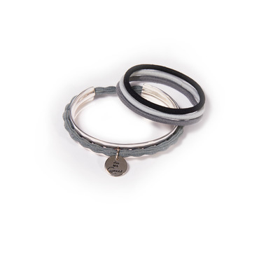 Hair Tie Cuff Silver:  (© Great Lengths)