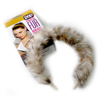 FAUX FUR HEADBAND:  (© Great Lengths)