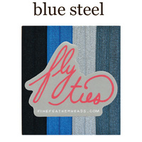 Fly Ties Haarbänder Farbe: blue steel (© Great Lengths) Fly Ties Haarbänder Farbe: blue steel: (© Great Lengths)
