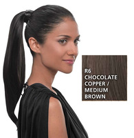 Simply Straight Pony, Chocolate Copper (© HAIRUWEAR) Simply Straight Pony, Chocolate Copper: (© HAIRUWEAR)