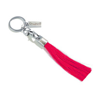 Schlüsselanhänger mit crazy pink Mustersträhne (© Great Lengths) Schlüsselanhänger mit crazy pink Mustersträhne: (© Great Lengths)