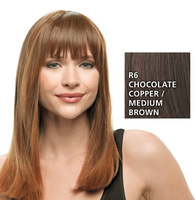 Clip-in-Bang, Chocolate Copper:  (© HAIRUWEAR)