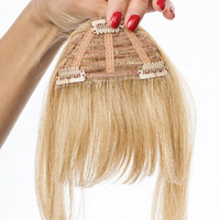 Rückseite des Haarteiles, mit praktischen Clip-Ins:  (© Great Lengths)