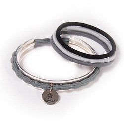 Hair Tie Cuff Silver:  (© Great Lengths)