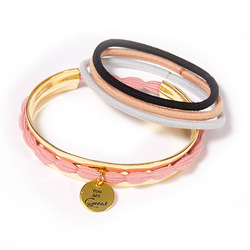 Hair Tie Cuff Gold, Set:  (© )