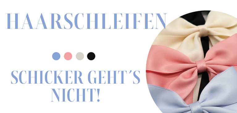Schicker geht´s nicht - Haarschleifen (© Great Lengths)
