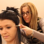 Die Great Lengths Expertin bei der Arbeit