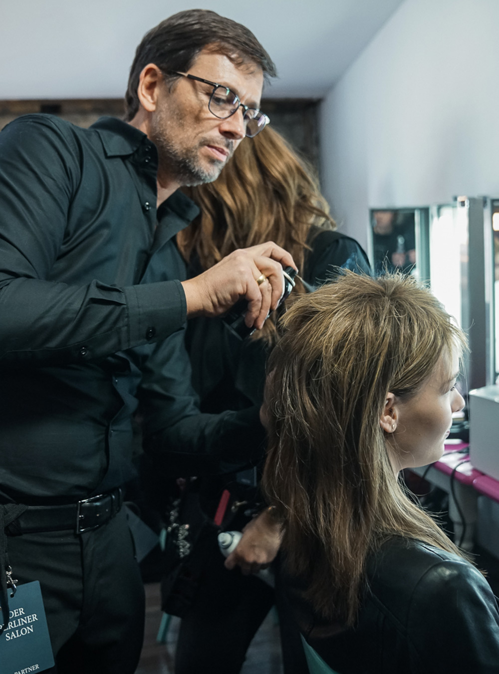 Andre Martens Frisiert Mit Clip In Bangs Haarverlangerung Extensions Fashion More