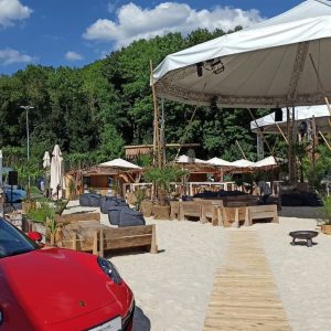 Woman Beach Day by Porsche in Wuppertal