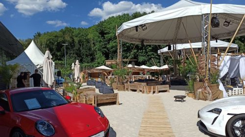 Woman Beach Day by Porsche in Wuppertal
