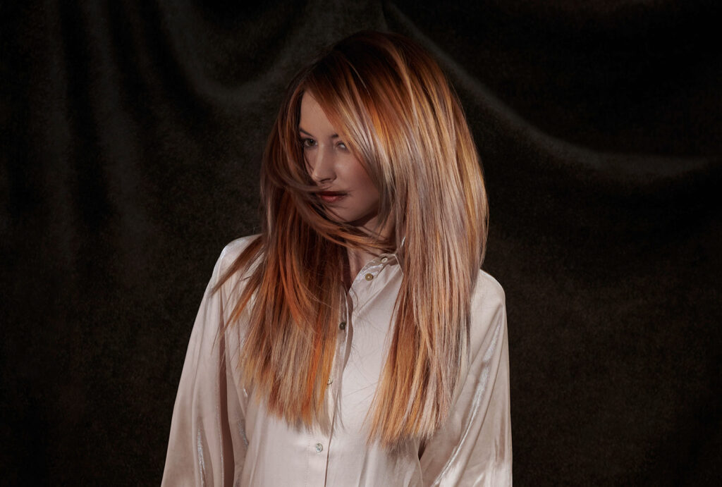 Look 4 - Haar in allen Schattierungen des Herbstes