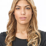 Vorher mit gelocktem Eigenhaar (© Great Lengths)