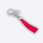 Schlüsselanhänger mit Strähne pink (© Great Lengths)