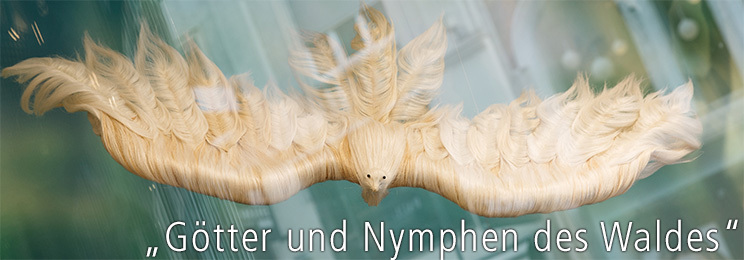 Kunst aus Haar . wundervolle Vogelkreation von Alex Moser (© Maximilian Salzer)