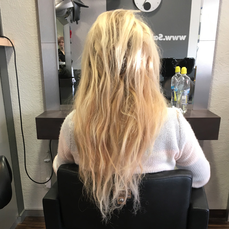 Filzig und ausgedünnt