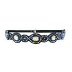 Park Ave Headband Pewter Blue (© TASSEL)