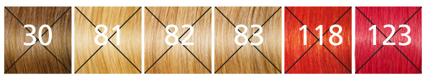 Diese Farben gibt es nur mehr so lange der Vorrat reicht ... (© Great Lengths)