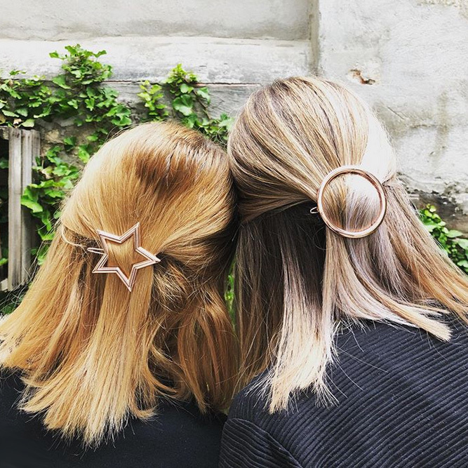 Wunderschöne Haarspangen (© Great Lengths)