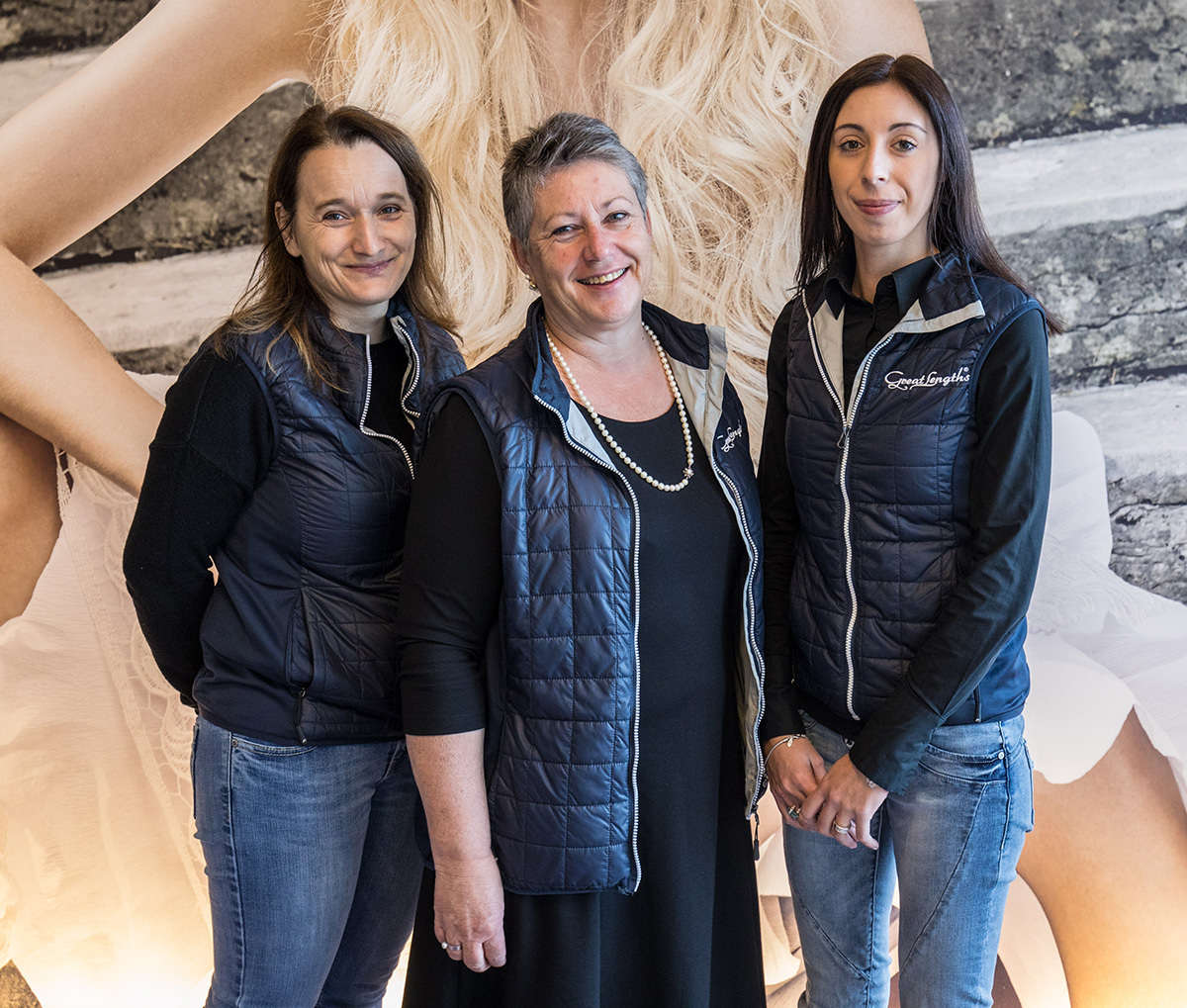 v.l.n.r.: Sonja Urbanitsch, Maria Schönberger, Jennifer Heschl (© Great Lengths)
