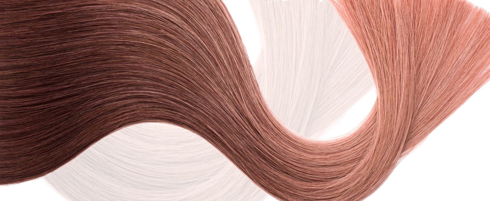 Brown-Rose Haarsträhne (© Great Lengths)