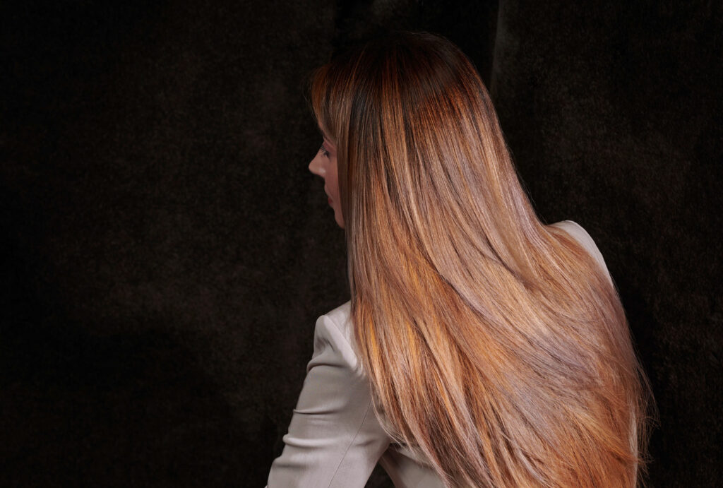 Look 4 - Haar in allen Schattierungen des Herbstes