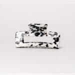 Haarklammer Big Chrush Black Marble (© Great Lengths)