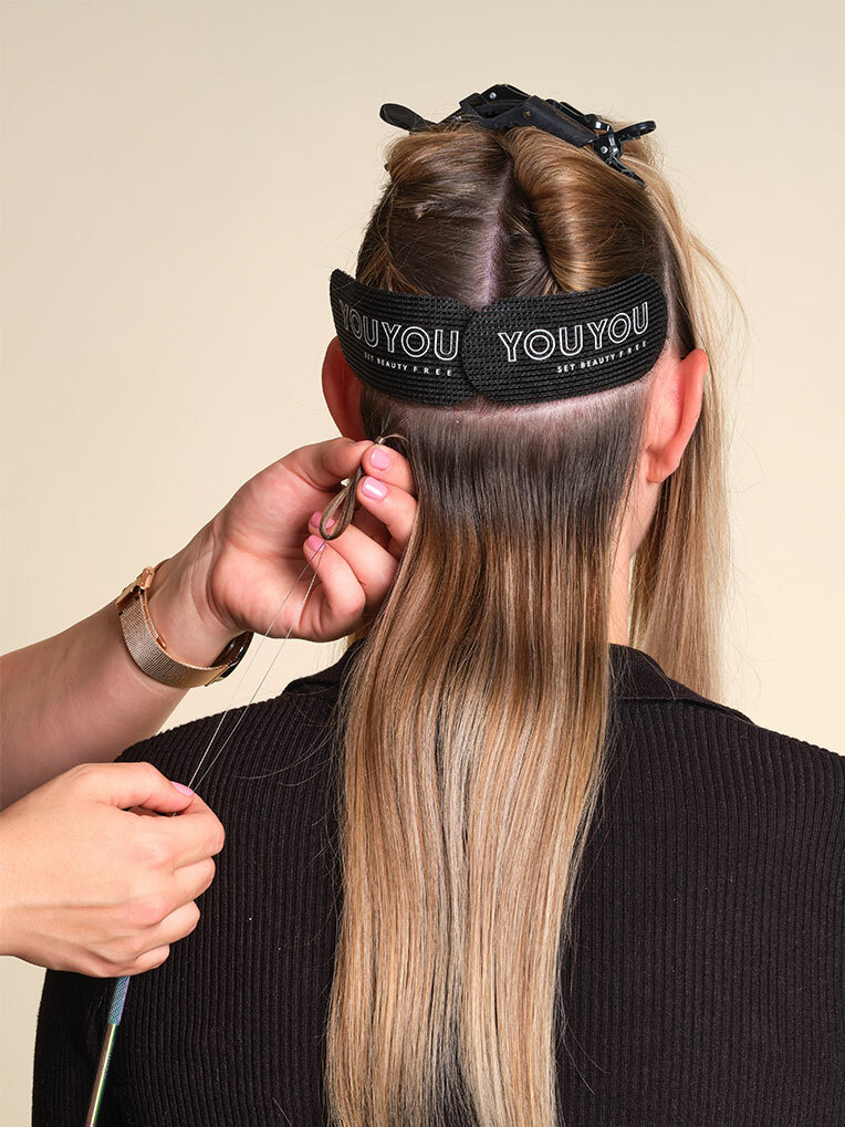 YOUYOU Tressen, Step 2 (© YOUYOU Hair)