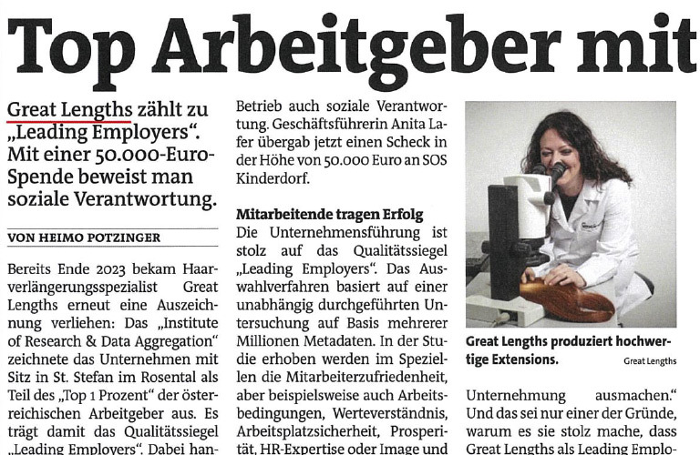 Top Arbeitgeber mit Empathie (© Die Woche Südoststeiermark)