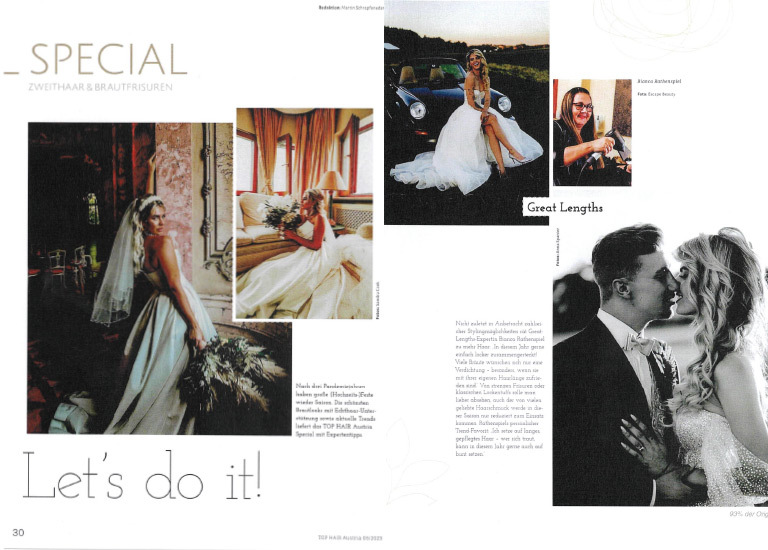 Magazin TOP HAIR Austria, Mai 2023, Brautspecial (© TOP HAIR AUSTRIA)