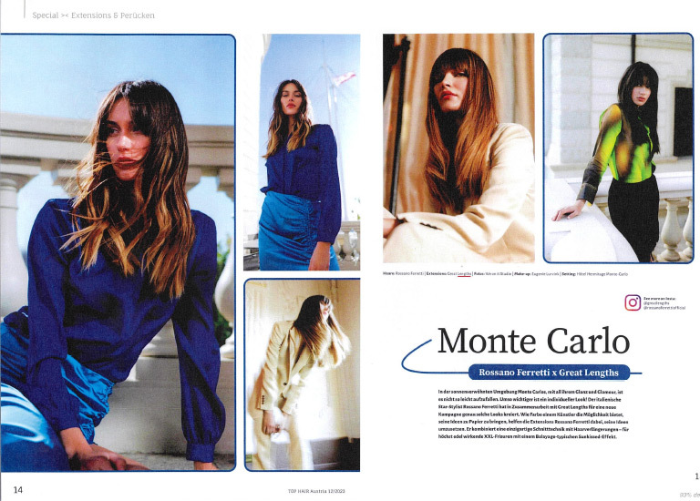 Magazin TOP HAIR Austria, Dezember 2023, Extensionspecial (© TOP HAIR AUSTRIA)