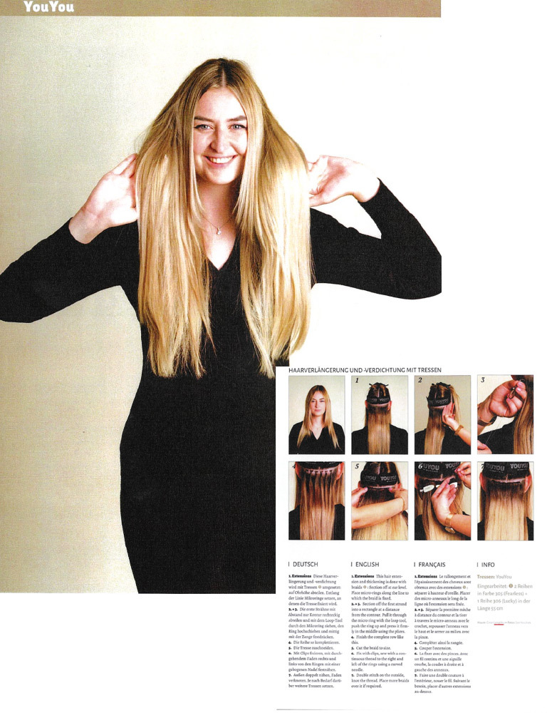Magazin TOP HAIR Austria, Dezember 2023, YouYou (© TOP HAIR AUSTRIA)